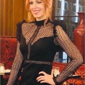 Black Pretty Little Thing Lace Dress